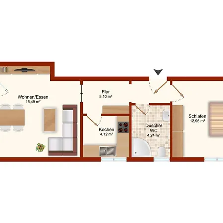 Schweiger Inkl. Chiemgaukarte Apartment *